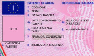 la patente di guida è valida come documento di riconoscimento