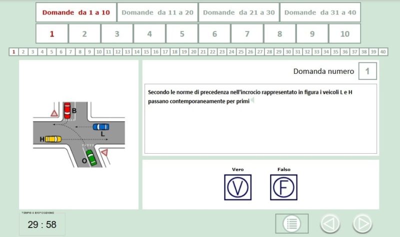 Quiz Esame Teorico Patente B autoscuola a cagliari quiz patente b simulazione